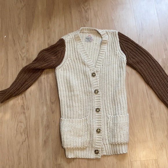 Burton Cardigan Sweater - size Large - Picture 1 of 2